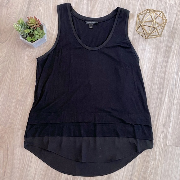 Banana Republic Black Layered Tank - Picture 2 of 6
